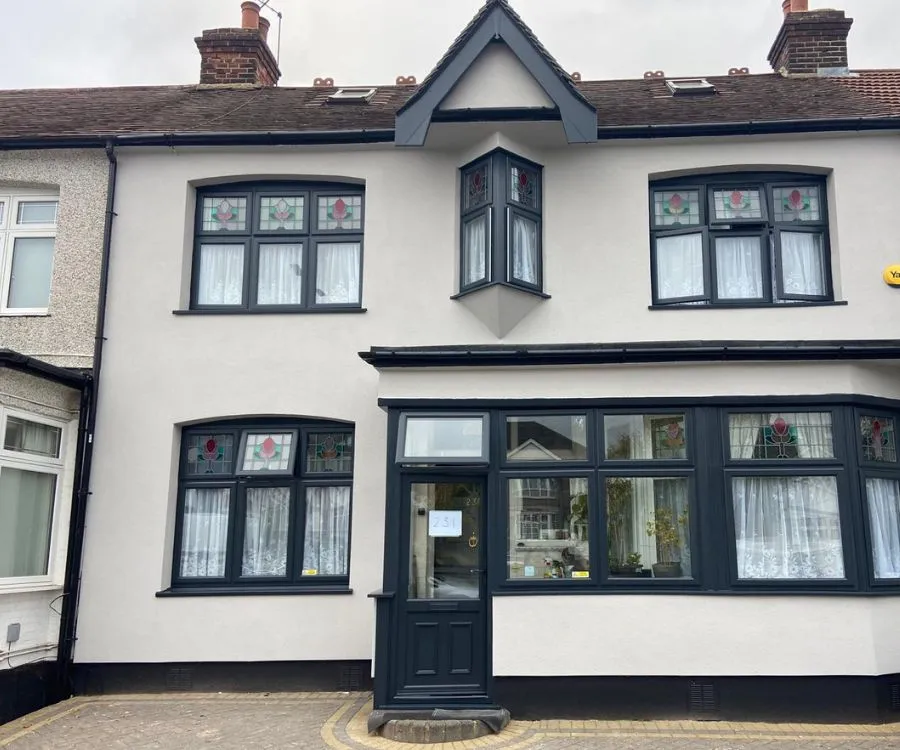 UPVC after spraying