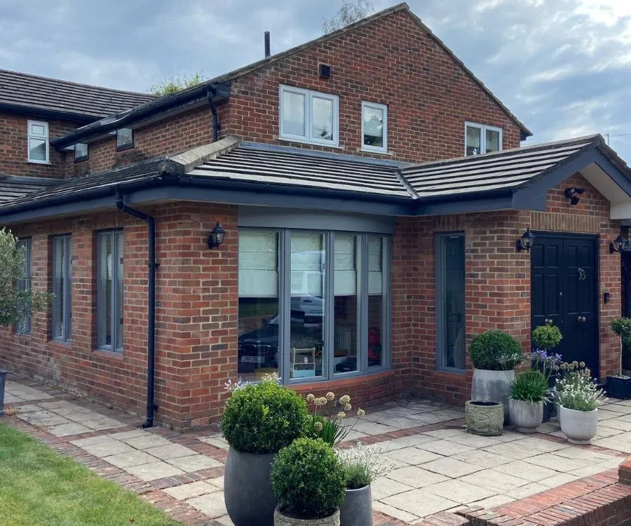 UPVC after spraying