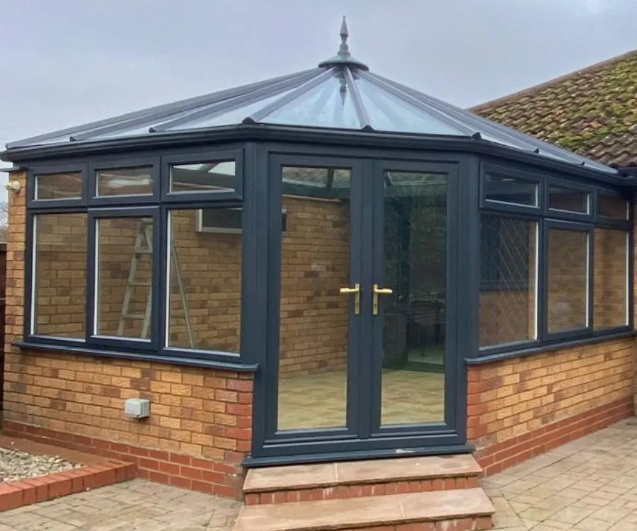 UPVC after spraying