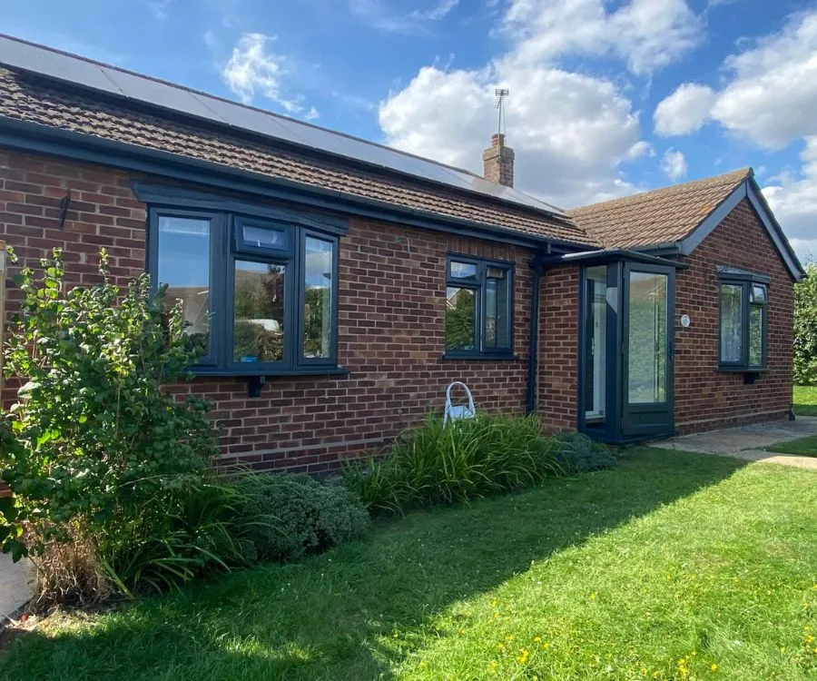 UPVC after spraying